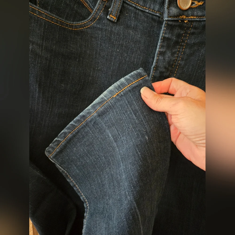 Women's Wrangler Q-Baby Ultimate Riding Jeans Size 7/8 X 34 - Picture 8 of 11